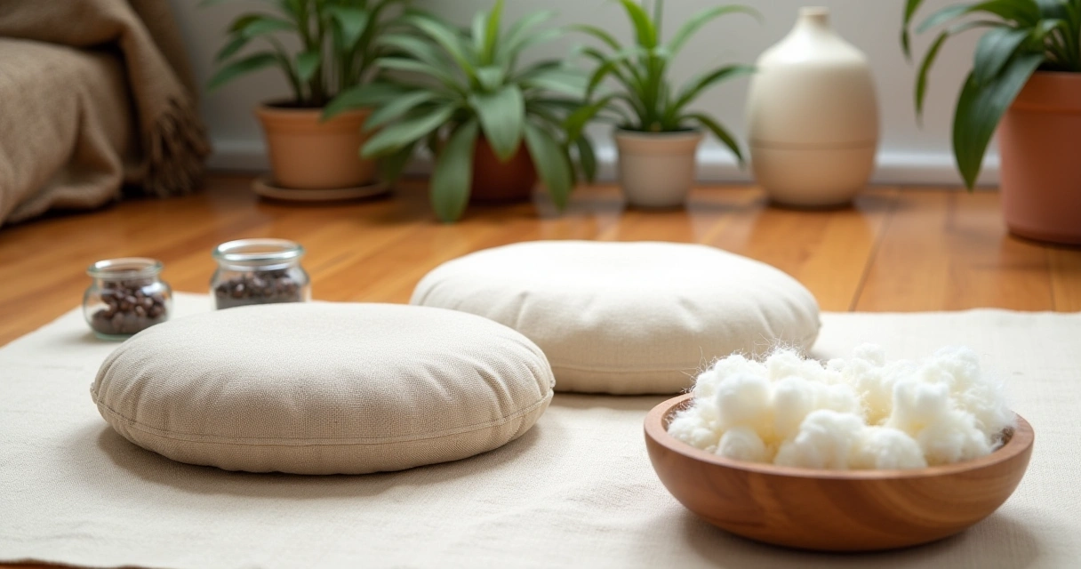 Comparing Buckwheat Hull Vs Kapok Meditation Cushi